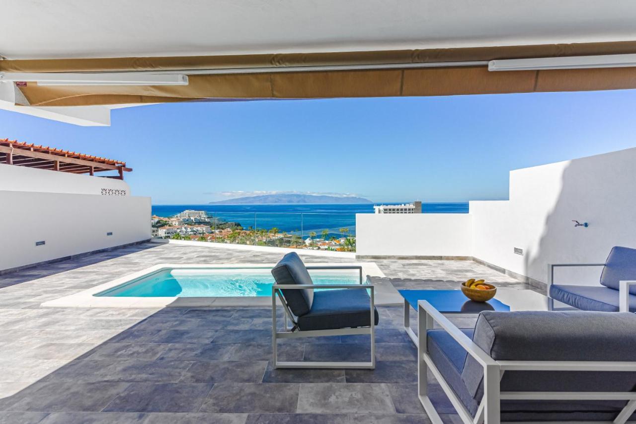 Magnifico Bungalow Con Vista Panoramica Y Piscina Privada Acantilado de los Gigantes Dış mekan fotoğraf