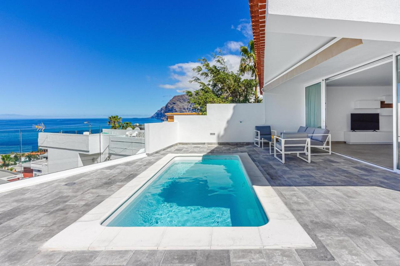 Magnifico Bungalow Con Vista Panoramica Y Piscina Privada Acantilado de los Gigantes Dış mekan fotoğraf